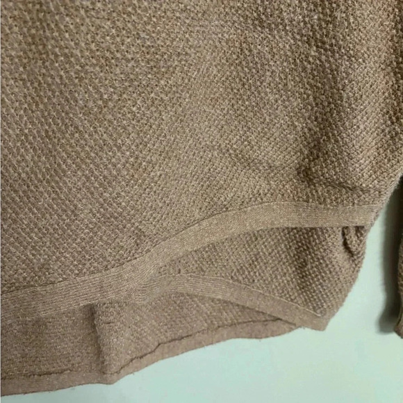 Madewell Cross Front Sweater Size Small Textured Solid Classic Timeless Crewneck - Picture 6 of 9